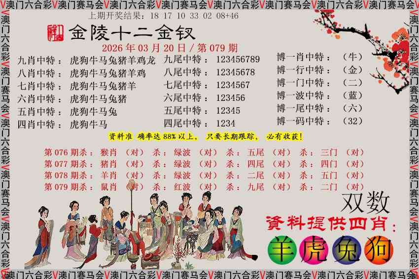 079期金陵十二金钗[图]